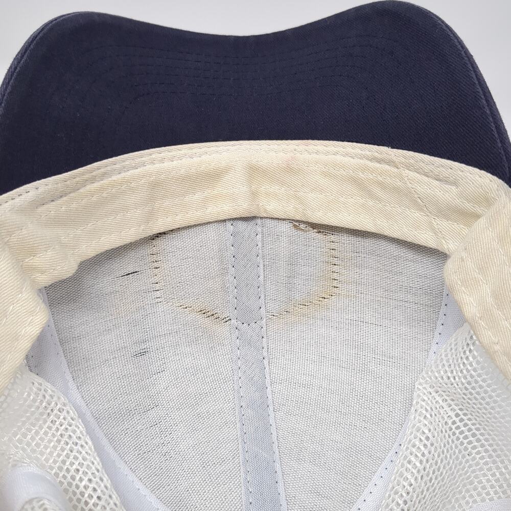 Aopa Eighty Years Patch Snapback Trucker Hat Blue… - image 8